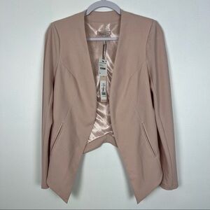 BCBGeneration NWT Blush Pink Blazer Shoulder Pads Size Small